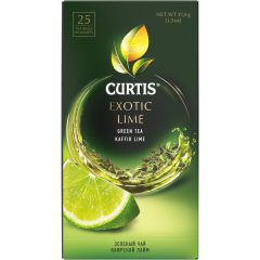 Curtis Egzotikus Lime, ízesített zöld tea, 25 filter