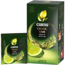 Curtis Egzotikus Lime, ízesített zöld tea, 25 filter