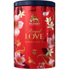   Richard Royal Szerelem ízesített szálas fekete tea, 80g RED fémdobozban