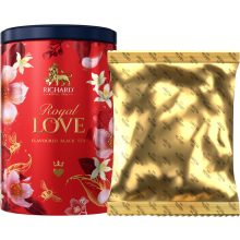 Richard Royal Szerelem ízesített szálas fekete tea, 80g RED fémdobozban