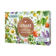   Lovaré Tisanes Filteres Tea Válogatás , Herbal Tea Collection, 64 filter - 96g