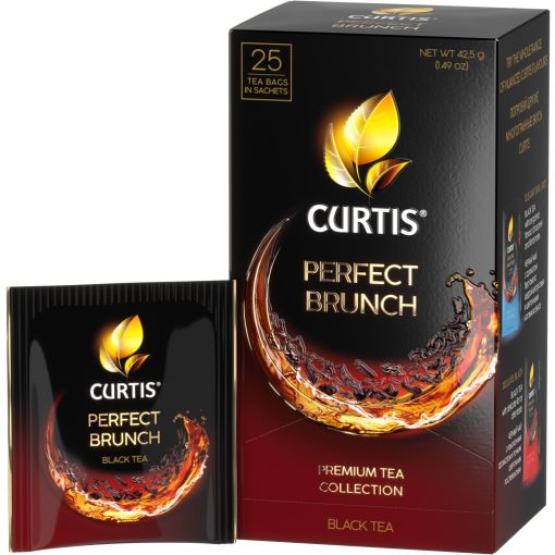 Curtis Tökéletes Brunch, klasszikus fekete tea, filteres, 42,5g