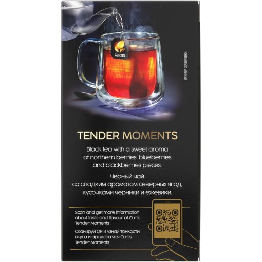 Curtis Gyengéd Pillanatok, ízesített fekete tea, filteres,