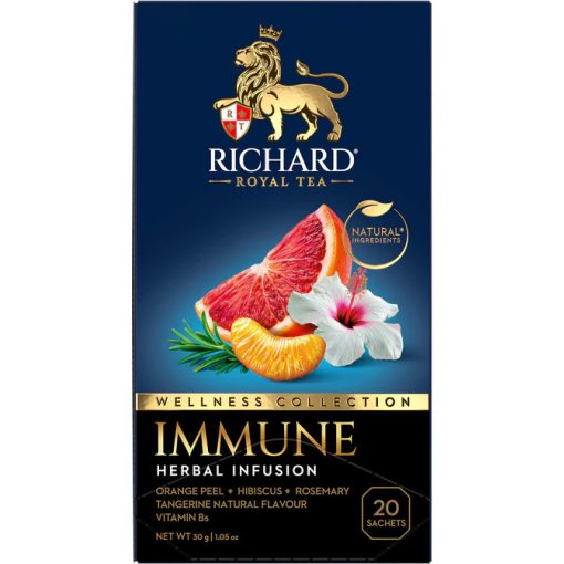 Richard Royal Wellness Collection Immune ízesített herbatea, 20 filter