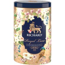 Richard Royal Szerelem ízesített fekete tea, szálas, 80g GOLD fémdobozban