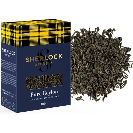 Sherlock Secrets - Pure Ceylon, prémium szálas fekete tea, 100g