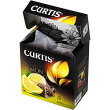 Curtis Napfényes Citrom, ízesített fekete tea piramis-filterben, 20x1,7gr