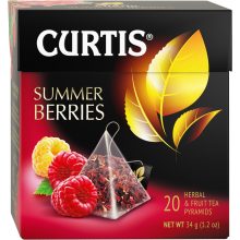 Curtis Nyári Gyümölcsök, ízesített gyümölcstea piramis-filterben, 20x1,7gr