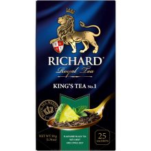Richard A Király teája №1 fekete, ízesített filteres tea, 25x2g