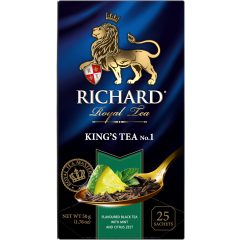   Richard A Király teája №1 fekete, ízesített filteres tea, 25x2g