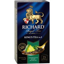 Richard A Király teája №1 fekete, ízesített filteres tea, 25x2g