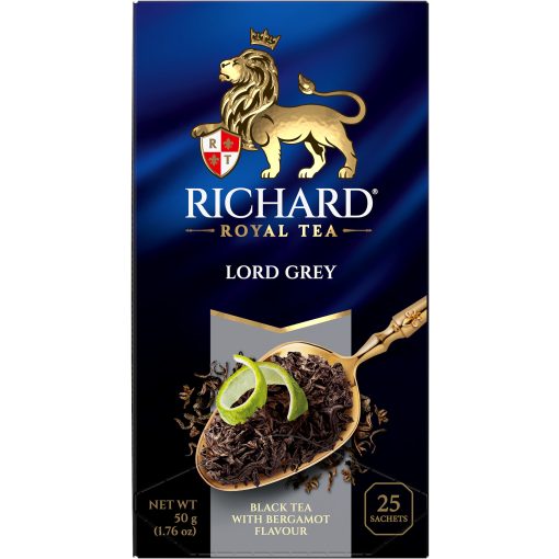 Richard Lord Grey fekete, ízesített, filteres tea 25x2g