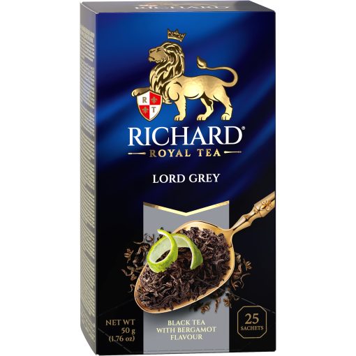 Richard Lord Grey fekete, ízesített, filteres tea 25x2g