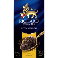 Richard Royal Ceylon fekete tea, filteres, 25x2g
