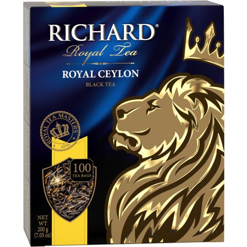 Richard Royal Ceylon fekete tea, filteres, 100x2g