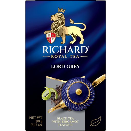 Richard Lord Grey fekete, ízesített, szálas tea, 90g