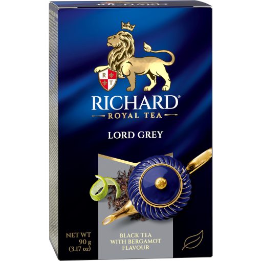 Richard Lord Grey fekete, ízesített, szálas tea, 90g