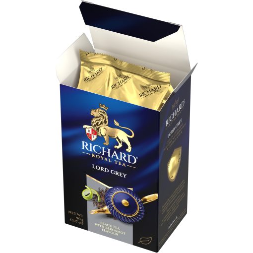 Richard Lord Grey fekete, ízesített, szálas tea, 90g