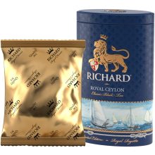 Richard Royal Ceylon fekete tea, szálas, 80g Regatta-fémdoboz