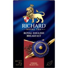 Richard Royal Angol Reggeli fekete tea, szálas, 90g