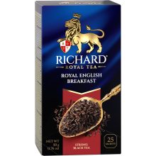 Richard Royal Angol Reggeli fekete tea, filteres, 25x2g