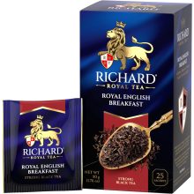 Richard Royal Angol Reggeli fekete tea, filteres, 25x2g