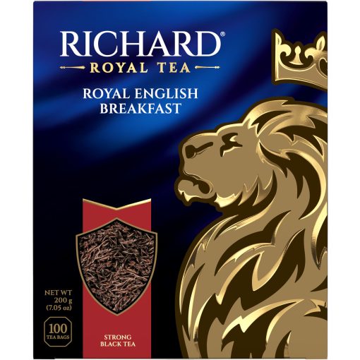 Richard Royal Angol Reggeli fekete tea, filteres, 100x2g