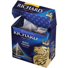 Richard Royal Ceylon fekete tea, piramis-filter, 20x1,7g
