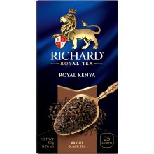 Richard Royal Kenya fekete tea, filteres, 25x2g