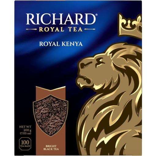 Richard Royal Kenya fekete tea, filteres, 100x2g