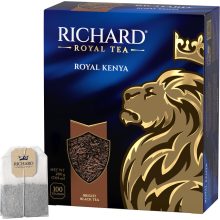 Richard Royal Kenya fekete tea, filteres, 100x2g