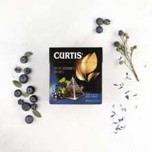 Curtis Kék Bogyós Blues, ízesített fekete tea piramis-filterben, 20x1,8gr
