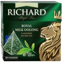 Richard Royal Tejes Oolong ízesített zöld tea, piramis-filter, 20x1,7g