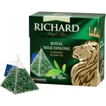 Richard Royal Tejes Oolong ízesített zöld tea, piramis-filter, 20x1,7g