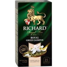 Richard Royal Zöld Jázmin Ízesített zöld tea, filteres, 25x2g