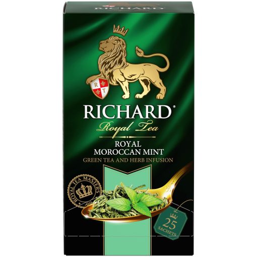 Richard Royal Marokkói Menta ízesített zöld tea, filteres, 25x2g 