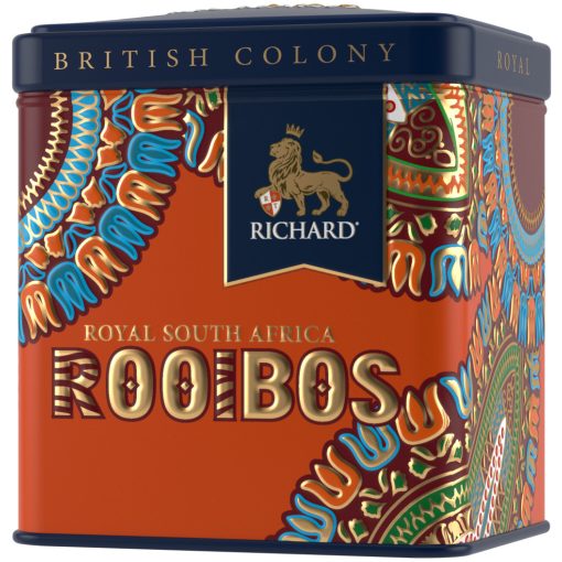 Richard British Colony Royal Rooibos - szálas rooibos tea, 50 g, fémdobozban