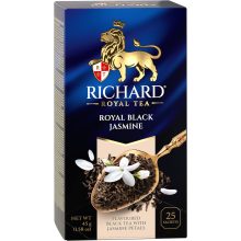 Richard Royal Fekete Jázmin, ízesített fekete tea, filteres, 25x1,8g