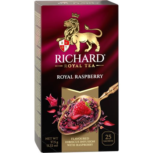 Richard Málna ízesített, gyümölcsös-gyógynövényes, filteres, 25x1,5g