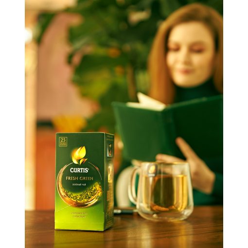 Curtis Friss Zöld tea, 25 filter