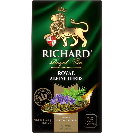 Richard Royal Alpesi Gyógynövények, gyógynövény-keverék, filteres, 32,5g