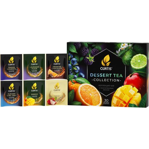 Curtis Dessert Tea Kollekció, 6 különböző remek Curtis íz, 30 filter, megújult csomagolás