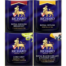 Richard Royal Képeslap filteres fekete teaválogatás 2025, 15,4g HAPPY SPRING