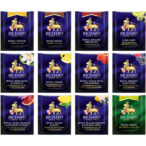 Richard Royal Selection, Premium teák válogatása, 72 filter - 133,2 g
