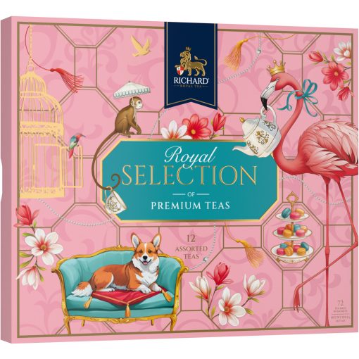 Richard Royal Selection, Premium teák válogatása, 72 filter - 133,2 g