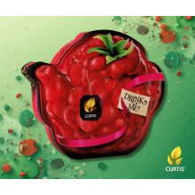 CURTIS Drink Me! RASBERRY TEAPOT fémdobozos Prémium Szálas ízesített fekete tea 70g
