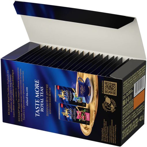 Richard Royal Tangerine & Pink Lemon ízesített fekete tea, 25filter x 1,7g