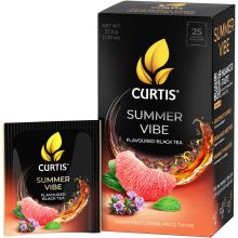 Curtis Summer Víbe ízesített fekete tea, 25filter