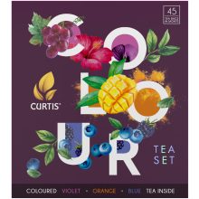 Curtis Colour Tea  Set színezett és ízesített prémium tea válogatás, 45 filteres, 69,5g