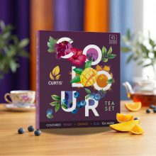 Curtis Colour Tea  Set színezett és ízesített prémium tea válogatás, 45 filteres, 69,5g